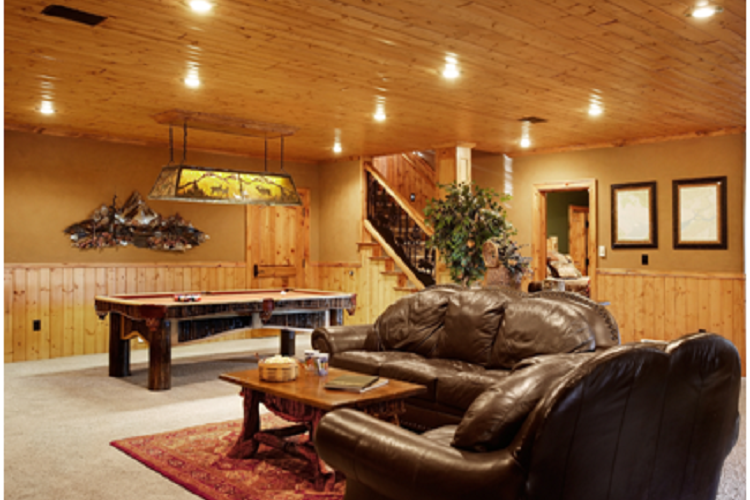 6 Simple Finished Basement Design Ideas